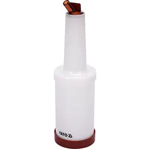 Chocolate-Colored Juice Dispenser – 1-Liter Capacity 1