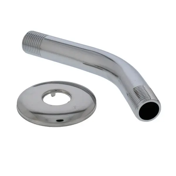 Chrome Shower Arm With Cap – 6 Inches 1