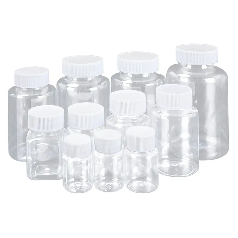 Clear Plastic Screw-Top Bottles – Reusable Multi-Purpose Storage Containers (Single Unit) 1