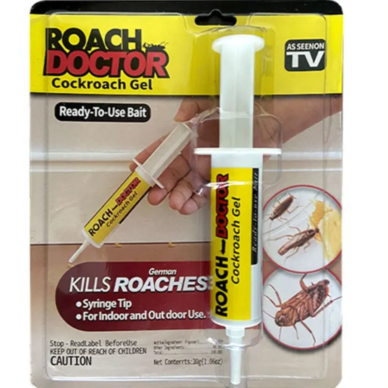 Cockroach Bait Gel – 18 X 4.5 Cm Ready-To-Use Formula With 0.3% Fipronil, Indoor Pest Control 1
