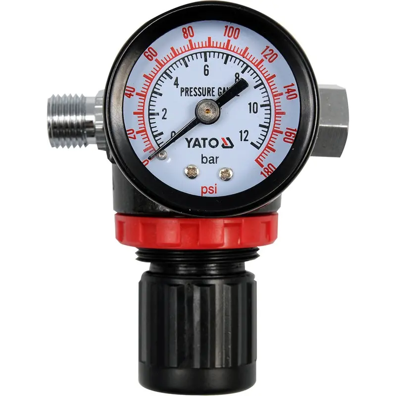 Compact Air Pressure Regulator With Built-In Pressure Gauge 1