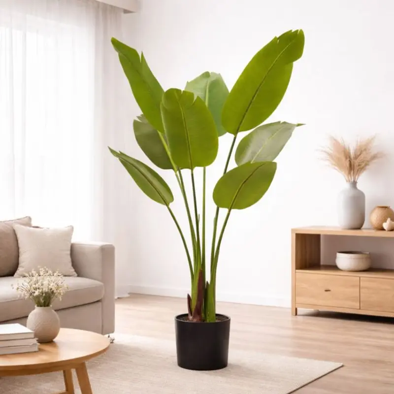 Decorative Traveler'S Palm Artificial Indoor Plant – Realistic 120 Cm Banana Tree Replica 1