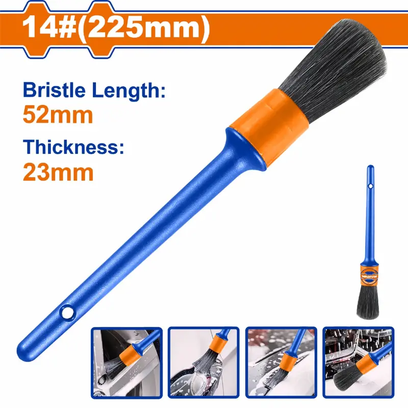 Detailing Brush For Tires & Tight Spaces – #14 Size, 225 Mm Length, 23 Mm Diameter, 52 Mm Bristle Length 1