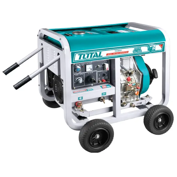 Diesel-Powered Welder-Generator, Dual Voltage (110–120V / 220–240V), 60 Hz, 4.6 Kw Output, 50–180A Adjustable Welding Current 1