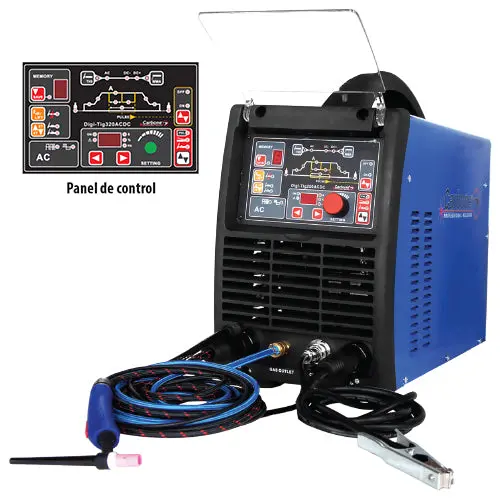 Digi-Tig320Acdc Heavy-Duty 3-Phase Tig Welder — Ac/Dc, Hf, 208V/480V 1