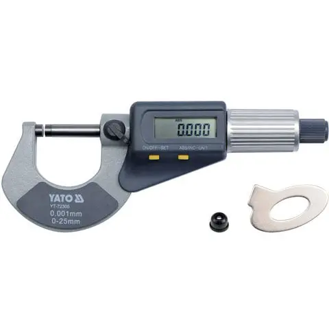 Digital Outside Micrometer – 0–25 Mm / 0.01 Mm Precision 1