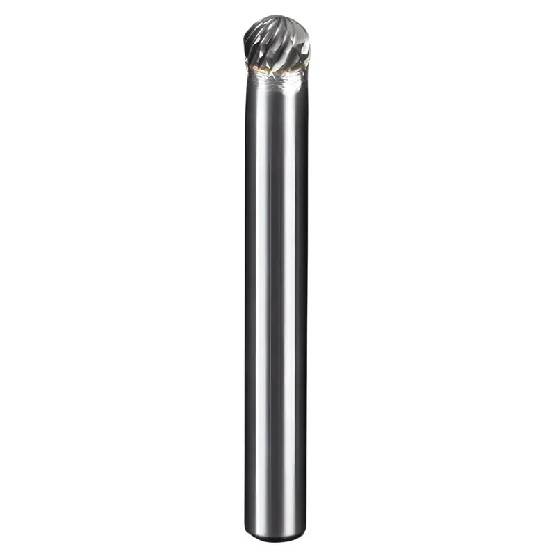 Double-Cut Spherical Tungsten Carbide Rotary Burr – 6Mm Shank & 6Mm Ball Head For Mototool 1