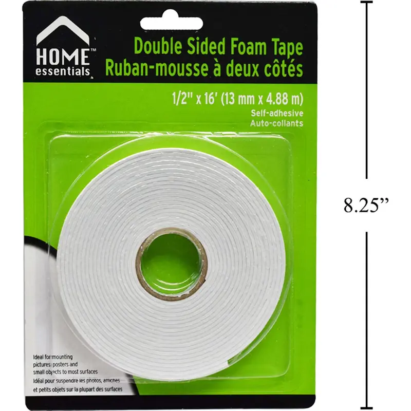 Double-Sided Adhesive Tape – 1/2" Width × 16 Feet (13 Mm × 4.88 M) 1