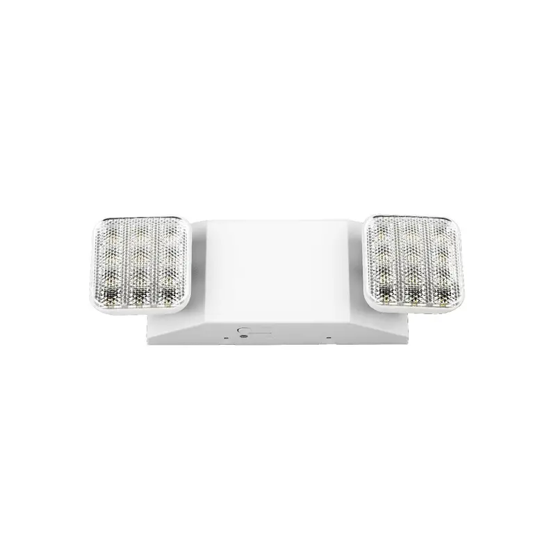 Dual-Bulb Rotating Emergency Lamp – 100–277 V / 50–60 Hz, Led Status Indicator, Plastic Housing 1