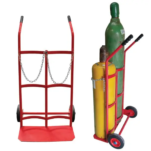 Dual-Cylinder Gas Transport Cart – 125 Kg Capacity With Dual Chains 1