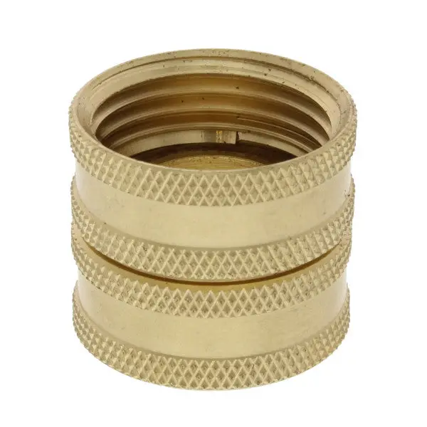 Dual-Female Garden Hose Connector – 3/4-Inch X 3/4-Inch 1