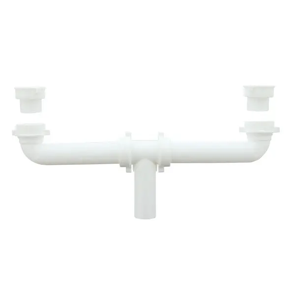 Dual-Outlet 1-1/2" X 16" T-Fitting Drain Adapter For Mops 1