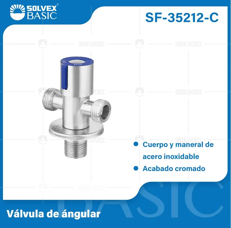 Dual-Outlet Chrome Angle Valve – Stainless Steel Shut-Off Valve For Sinks And Utility Faucets 1