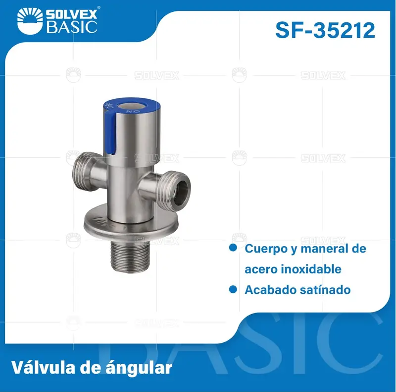 Dual-Outlet Satin-Finish Angle Valve – Stainless Steel Shut-Off Valve For Sinks And Utility Faucets 1
