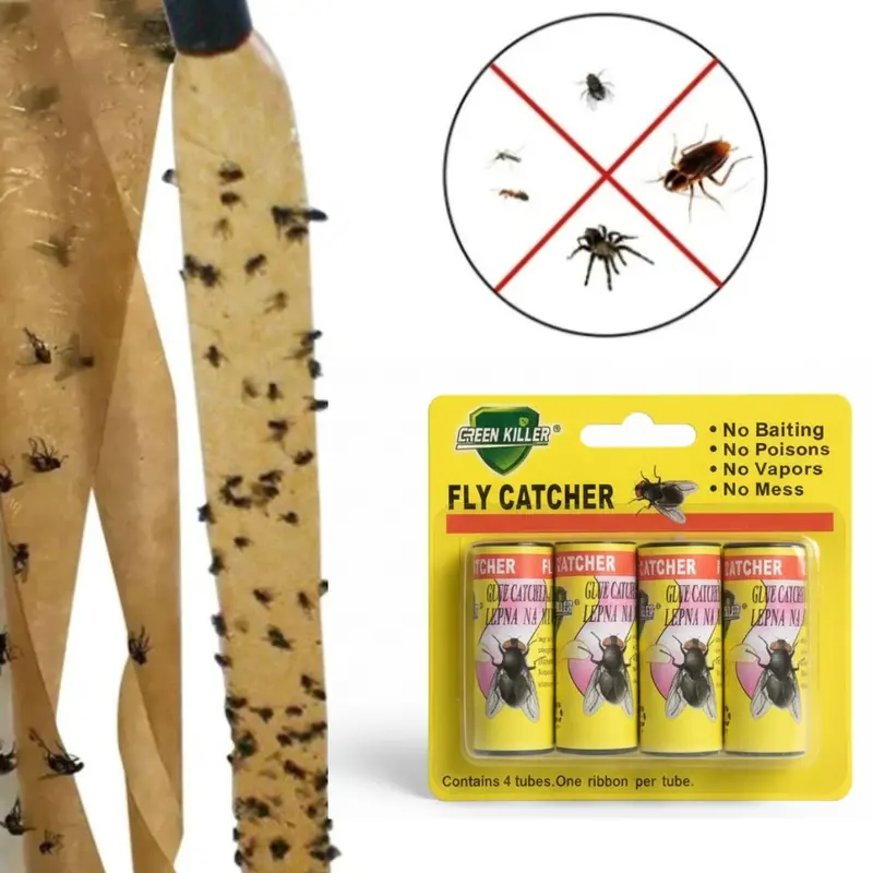 Dual-Sided Sticky Fly Trap – Indoor & Outdoor Adhesive Fly Band 1