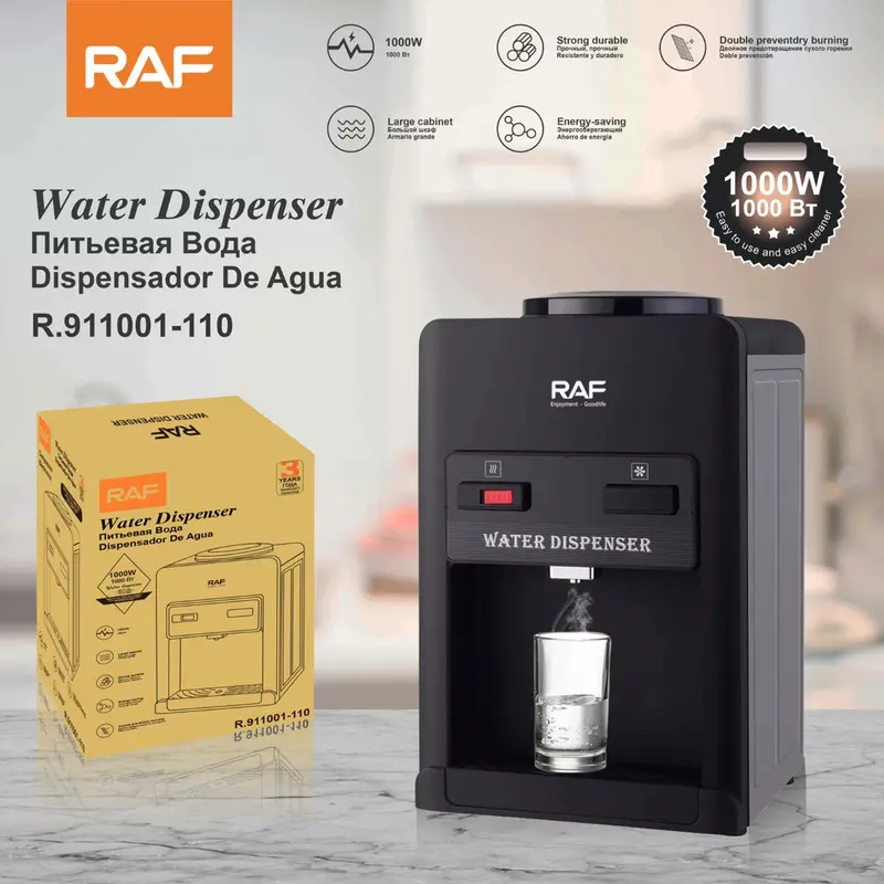 Electric Water Dispenser – 1000W, Hot & Cold Functions, Compatible With Standard 5-Gallon Jerry Cans, 110V 1