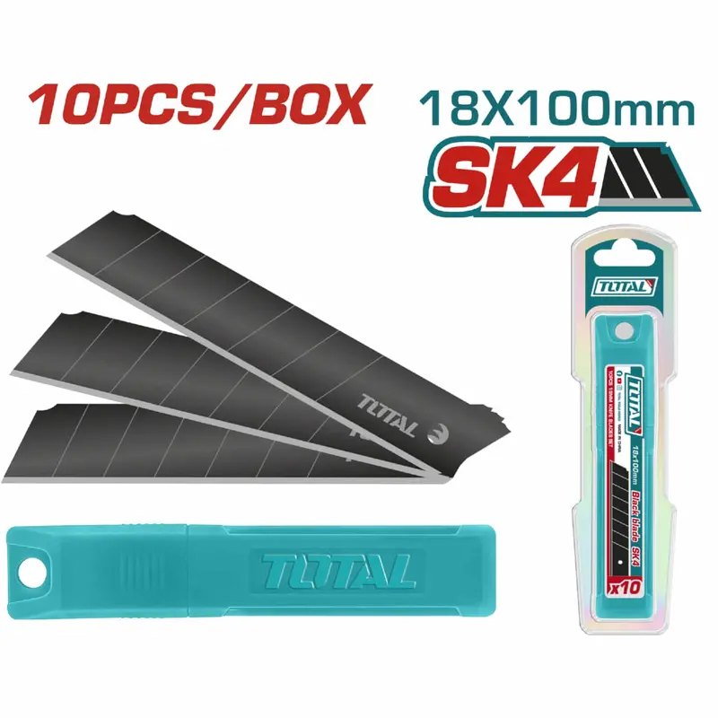 Exacto Replacement Blades (18 × 100 Mm, Sk4 Steel) – 10-Pack, Compatible With Tht511816/Tht511826/Tht511836/Tg5121806 1