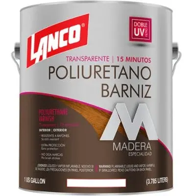 Fast-Drying Gloss Polyurethane Varnish – 1-Gallon Clear Wood Finish 1