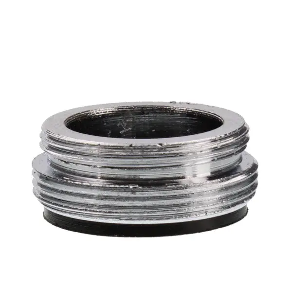 Faucet Aerator Adapter: Male-To-Male, 15/16" × 55/64" 1