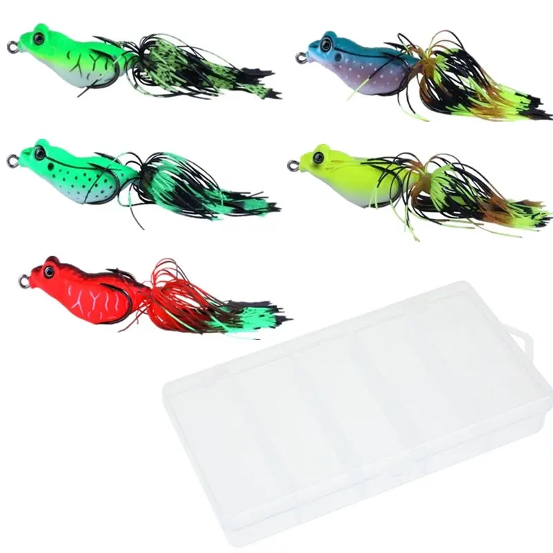 Fishing Frog Lure Set – 5-Pack 1