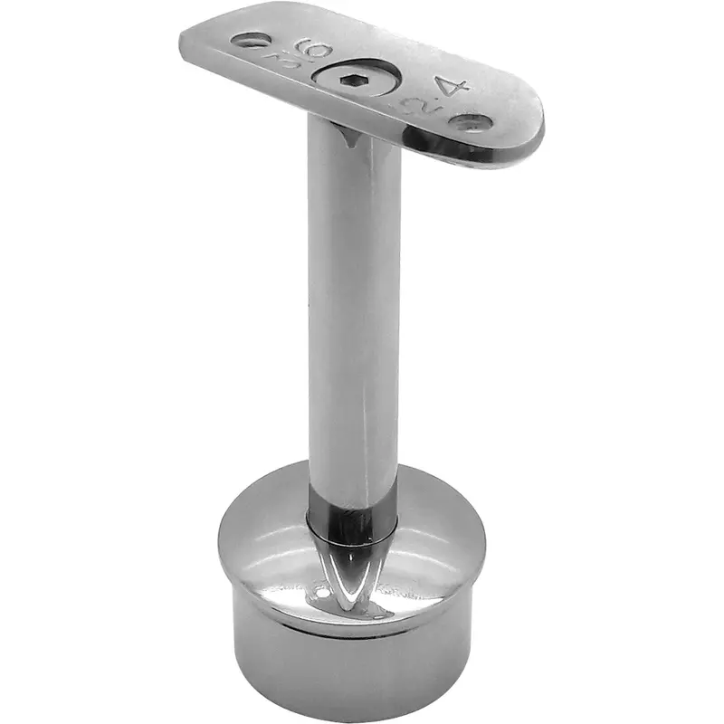 Fixed 42.4 Mm Mirror-Finish 316 Stainless Steel Handrail Support 1
