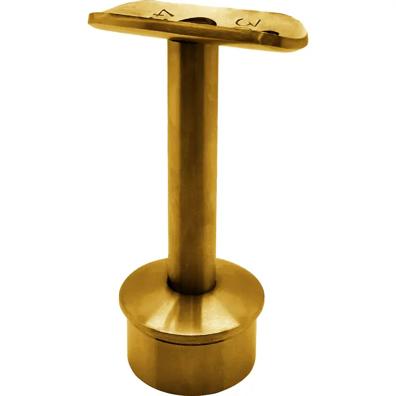 Fixed Glass Balustrade Post – For 42.4Mm X 1.5Mm Tube, Stainless Steel 304, Pvd Bronze 1