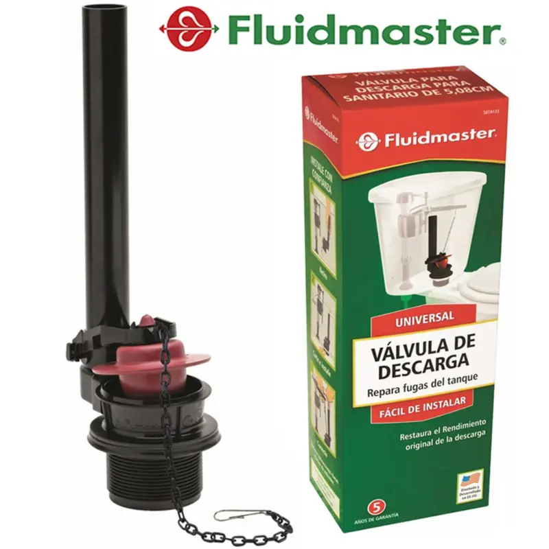 Fluidmaster Heavy-Duty Toilet Flapper Valve (5-Pack), Usa-Made 1