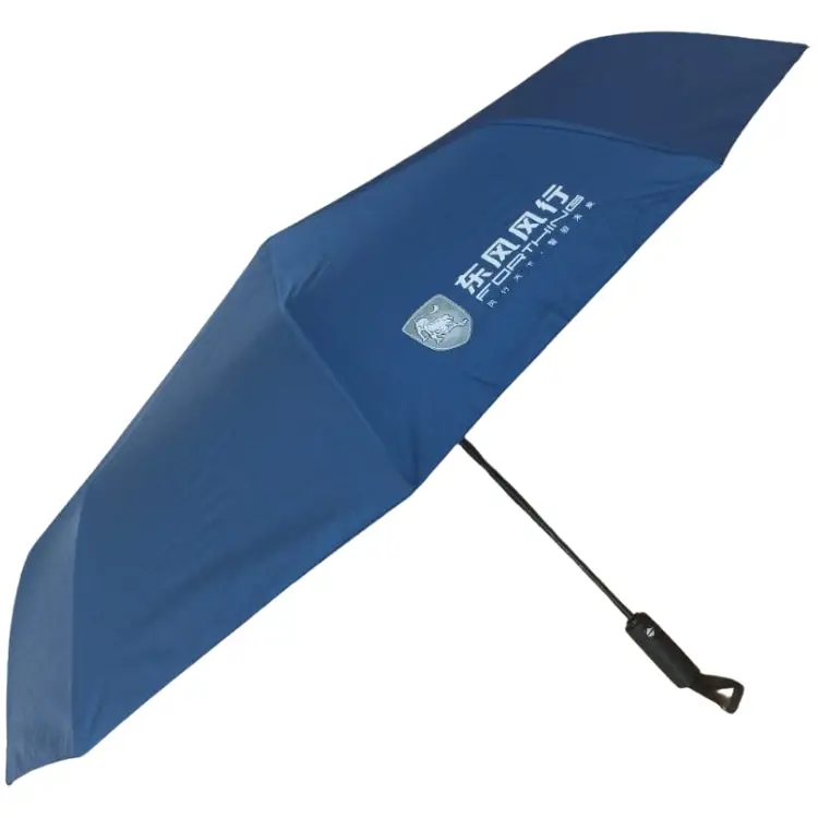 Forthing Blue Folding Umbrella – Lightweight & Wind-Resistant 1