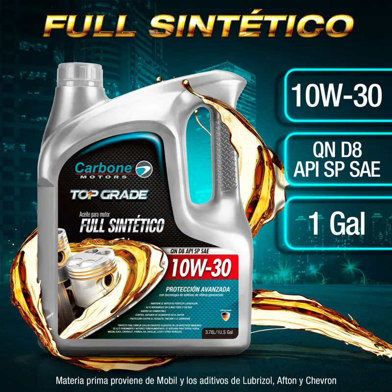 Full-Synthetic Gasoline Engine Oil – 10W-30, Api Sp / Ilsac Gf-6, 1-Gallon Container 1