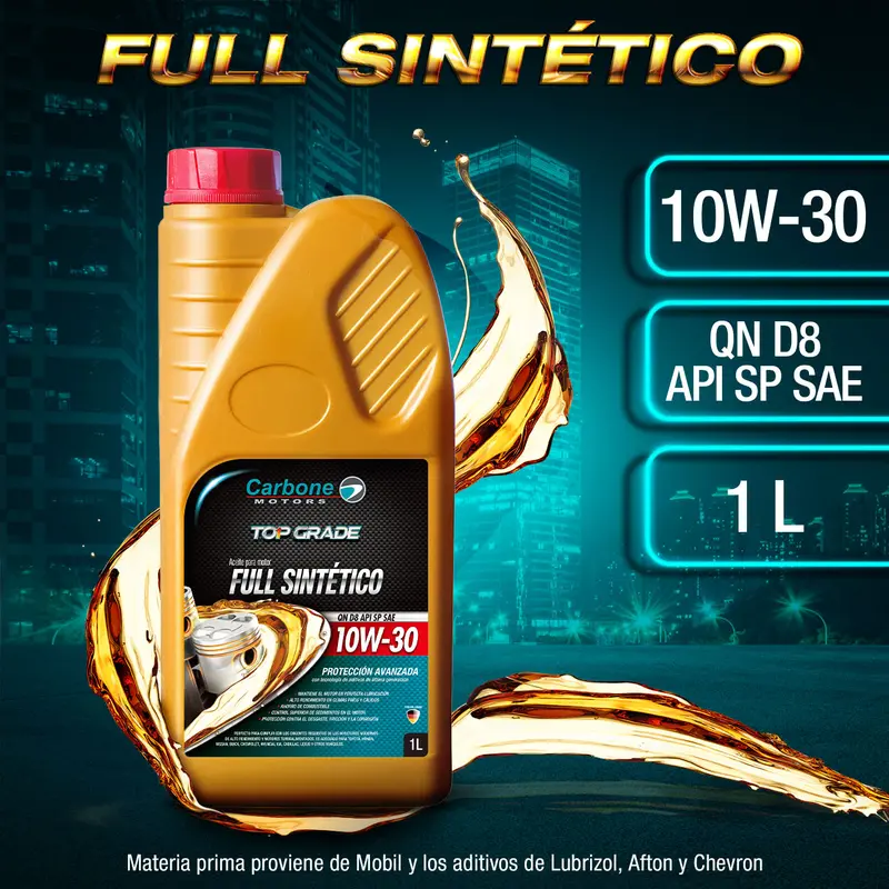 Full-Synthetic Gasoline Engine Oil – 10W-30, Api Sp / Ilsac Gf-6, 1-Liter Bottle 1