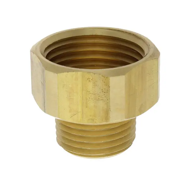 Garden Hose Nipple Fitting: Male 1/2-Inch × Female 3/4-Inch 1