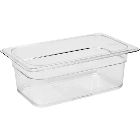Gn 1/4 Polycarbonate Tray – 100 Mm Depth, Restaurant-Ready 1