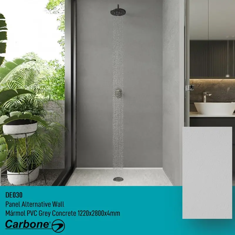 Grey Concrete Pvc Marble Decorative Panel – 1.22M X 2.80M X 4Mm 1