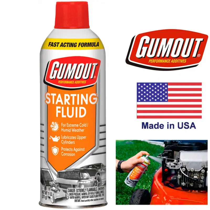 Gumout Starting Fluid – Fast Ignition Formula, 11 Oz Can 1