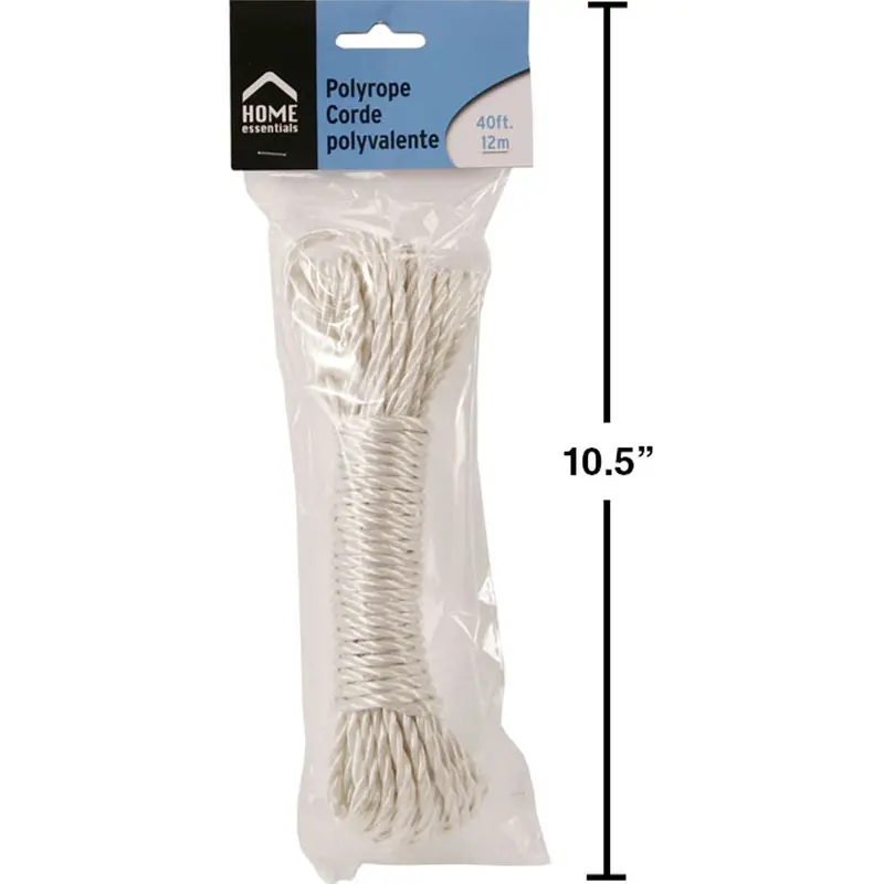 Heavy-Duty 40-Foot Braided Nylon Cord, 4Mm Diameter 1