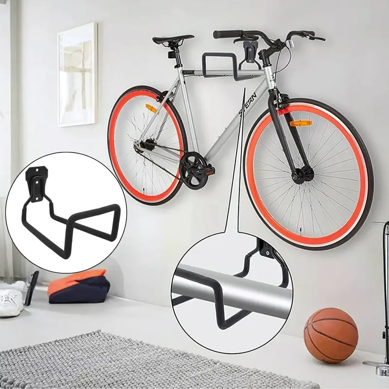Heavy-Duty Anti-Slip Metal Wall Hook – 19.6×12.5×13 Cm Multi-Use Organizer For Bikes, Tools & More 1