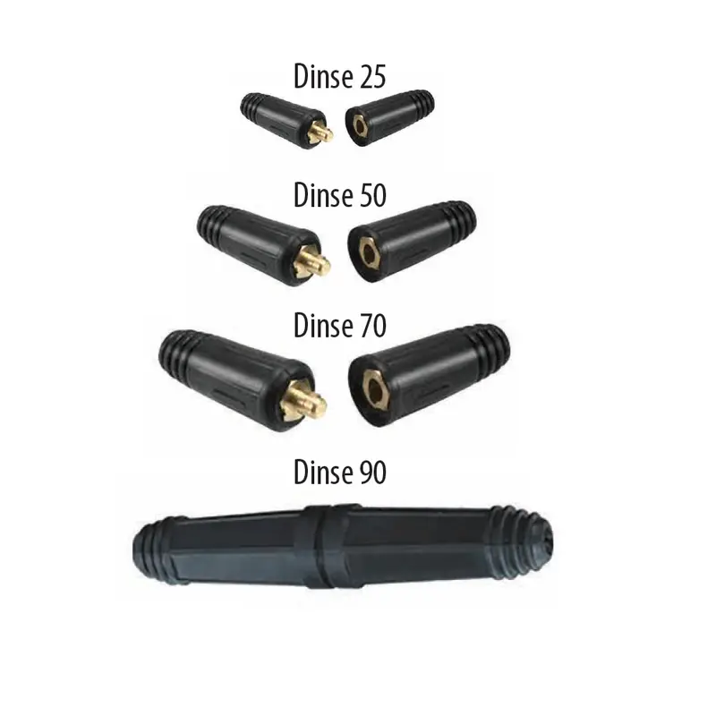 High-Conductivity Dinse Electrical Connectors For Reliable Power Transfer 1