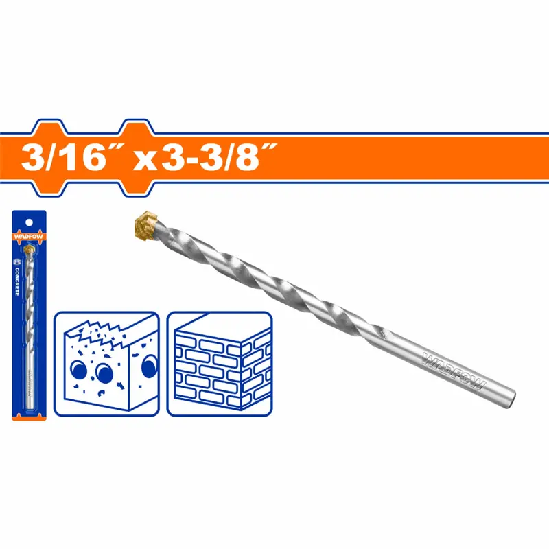 High-Quality Tct Concrete Drill Bits – Cylindrical Shank, Sandblasted Surface For Enhanced Grip 1
