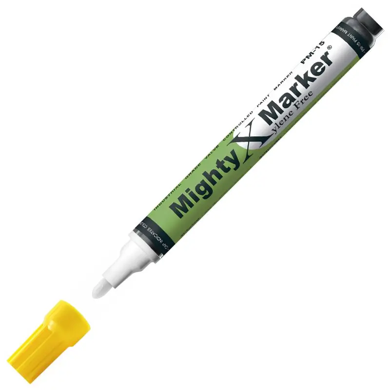 Industrial Yellow Paint Marker – Permanent Pilot & Layout Pen 1