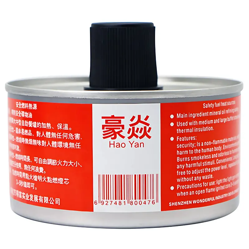 Instant Heat Chafing Fuel Can (4-Hour Wick) – Catering-Grade Canned Food Warmer – Pack Of 48 1