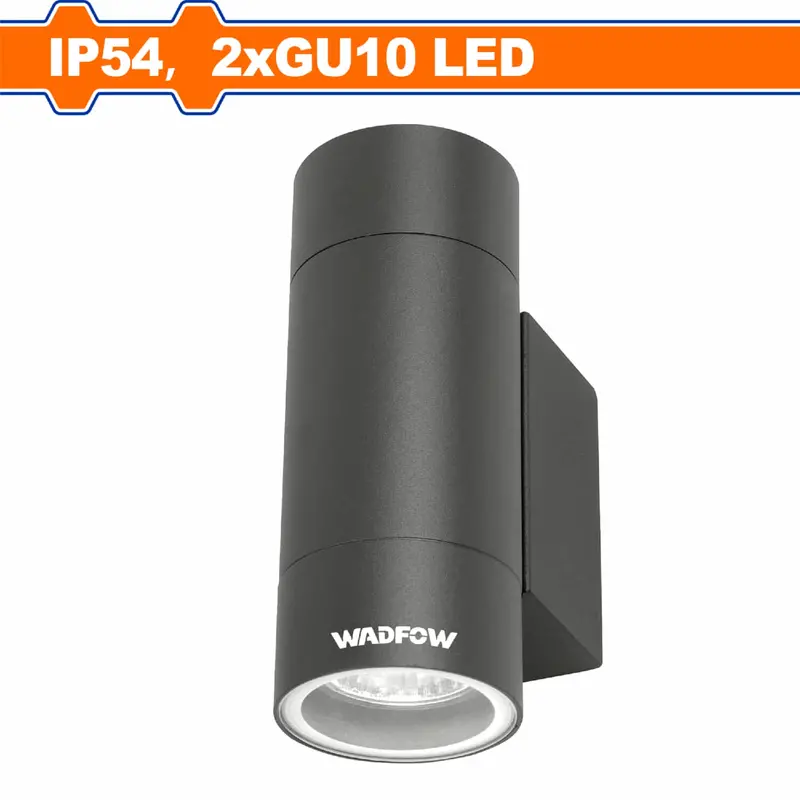 Ip54-Rated Led Wall Light – Dual Gu10 Sockets, Wide Voltage Range (100–240V), 50–60 Hz Operation 1