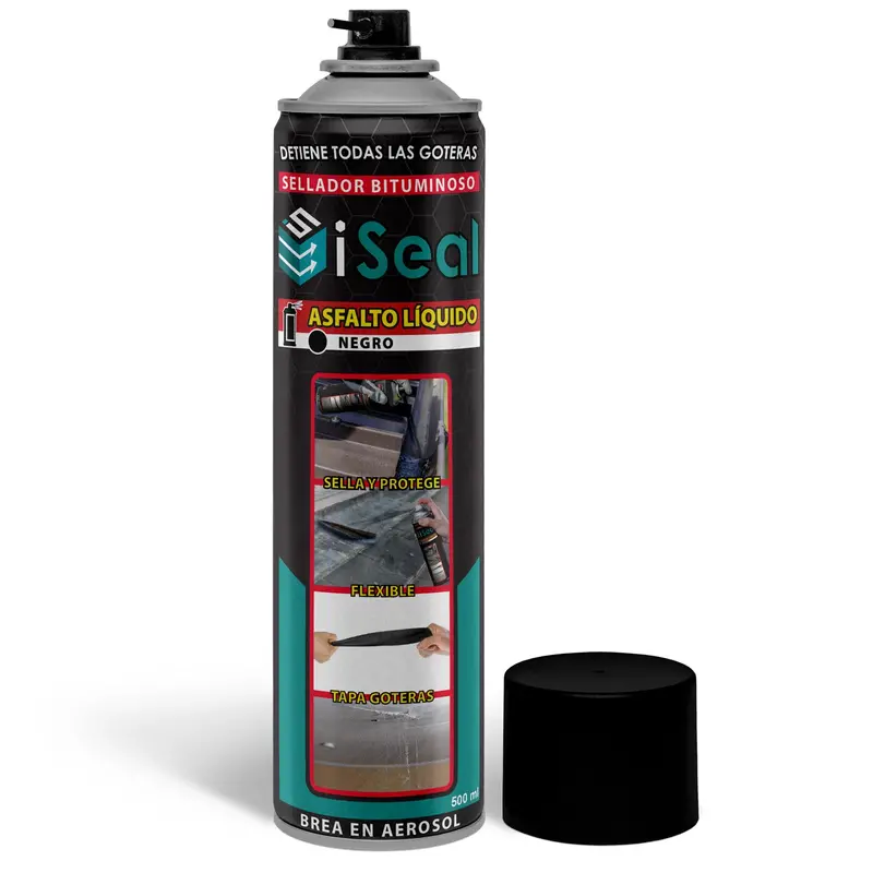 Iseal Black Bituminous Spray Sealant – 500 Ml, Flexible Long-Term Adhesion 1