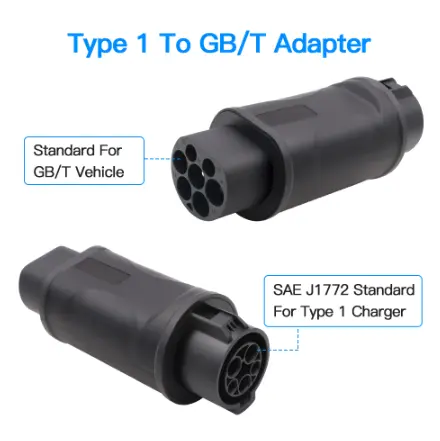 J1772 (North American) To Gb/T (Chinese Standard) Ev Charging Adapter 1
