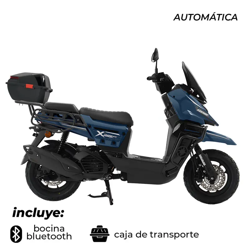 Keeway Xroad 200 Scooter – Automatic Transmission, 4-Stroke Single-Cylinder Engine, 7.5L Fuel Tank, Deep Blue 1