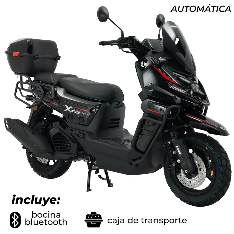 Keeway Xroad 200 Scooter – Automatic Transmission, 4-Stroke Single-Cylinder Engine, 7.5L Fuel Tank, Matte Black 1