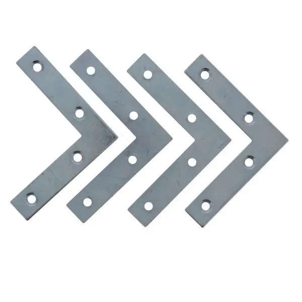 L-Shaped Mounting Angle Set – 3 In X 5/8 In, Galvanized 1