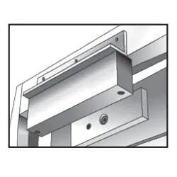 L-Shaped Mounting Bracket For 1200 Lb Electromagnetic Locks 1