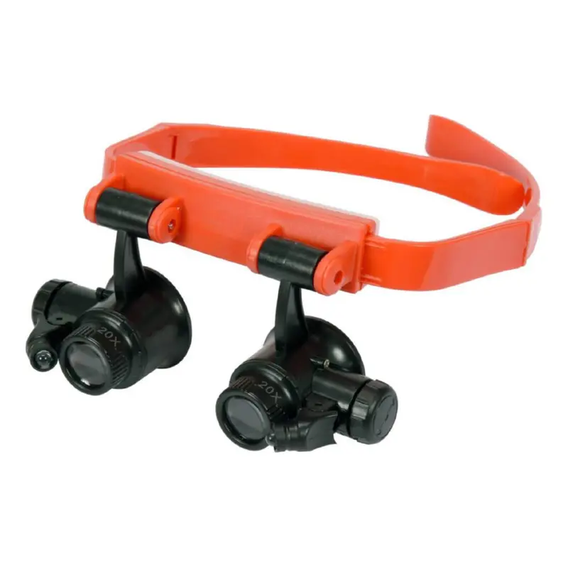 Led Illuminated Watchmaker’S Loupe Glasses — 10X/15X/20X/25X Magnification 1