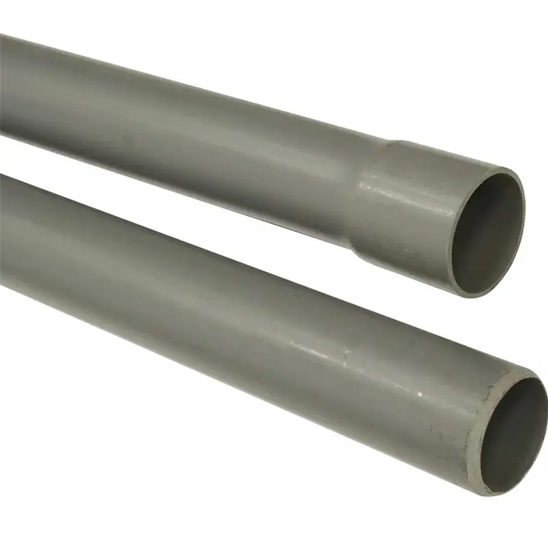 Light Gray Pvc Electrical Conduit – 3 Meter Length 1
