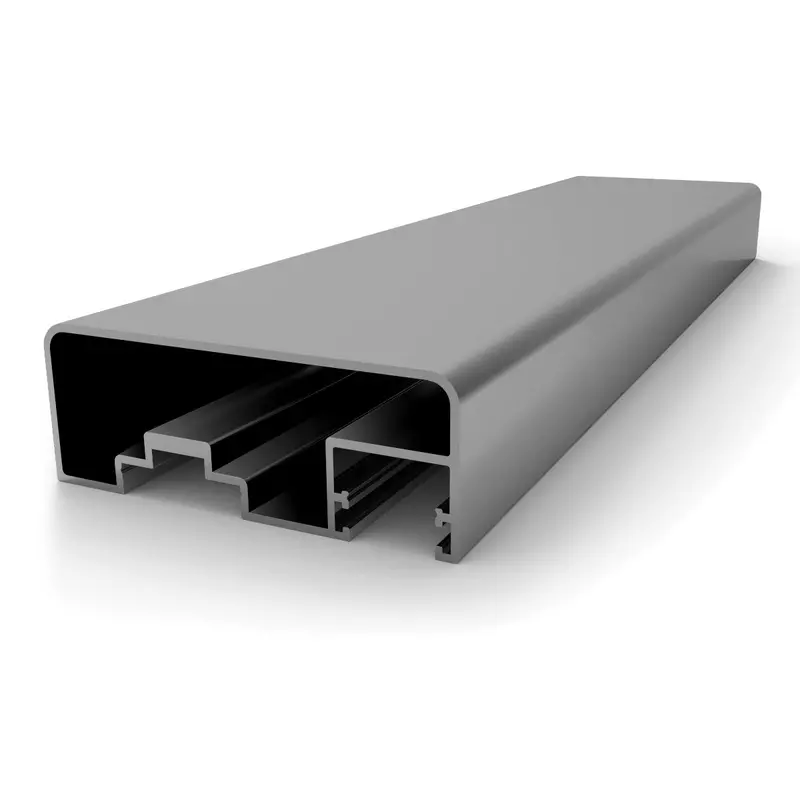 Light-Stainless-Finished 30 × 80 Mm Top Handrail Profile – 5.8 M Length 1